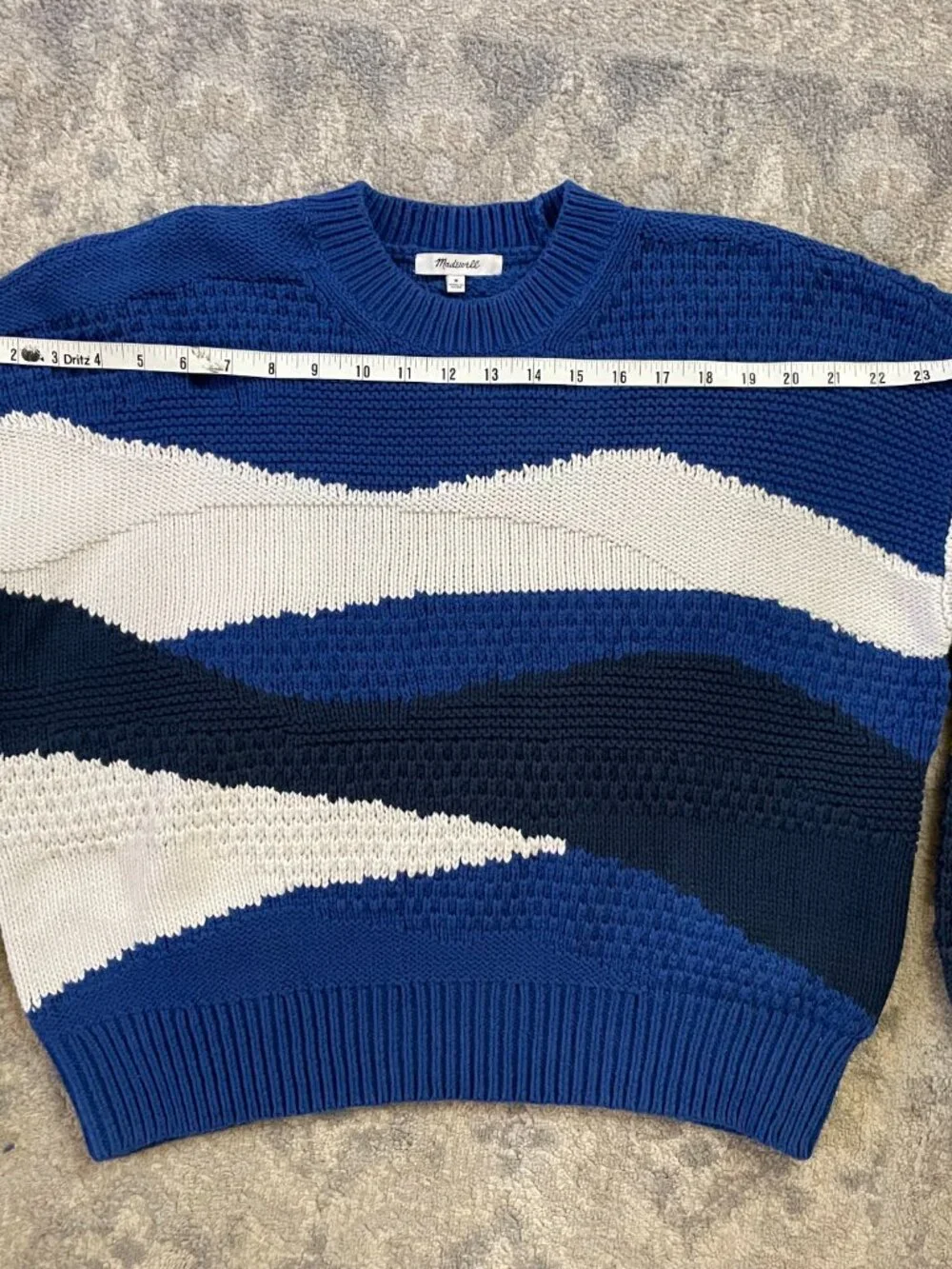 Madewell Intarsia Crewneck Knit - M - Picture 7 of 7